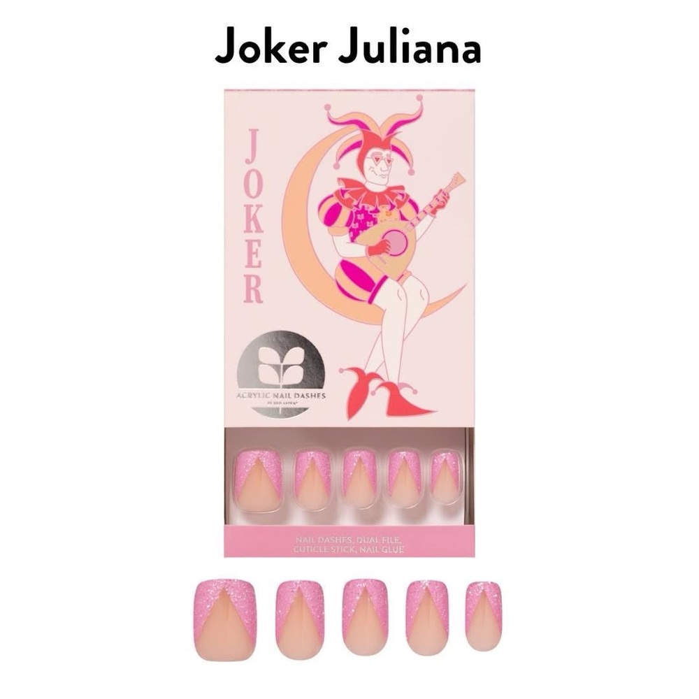 Joker Juliana Pink Glitter Nail Dashes